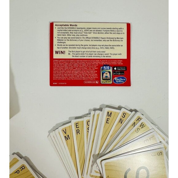 Scrabble Slam! Crossword Card Game Hasbro Gaming Family Night 2-4 players Fun - Picture 5 of 6